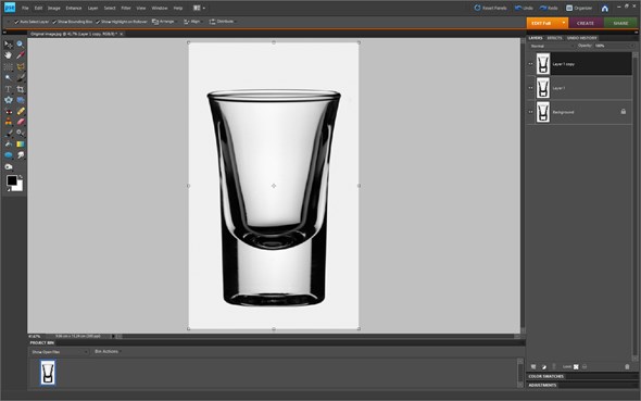 3. Duplicate layer (Ctrl+J).