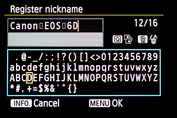 © Wex Photo Video Canon-EOS-6D-wifi-nickname.jpg