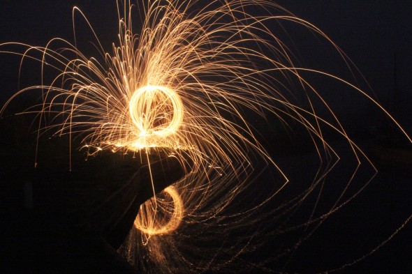 Painting with light and long exposures Painting with light and long exposures