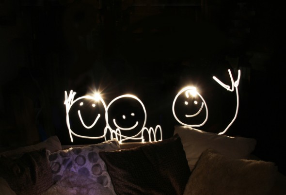 Painting with light and long exposures Painting with light and long exposures