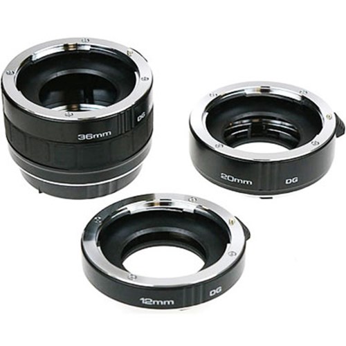 Kenko DG Extension Tube Set for Nikon F (36mm 20mm 12mm)