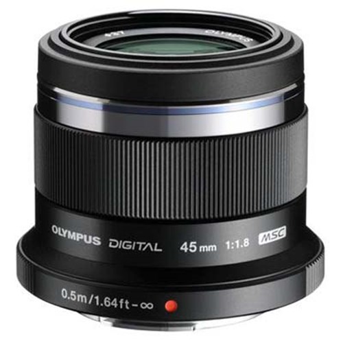 Olympus M.Zuiko Digital 45mm f1.8 Digital Lens - Black