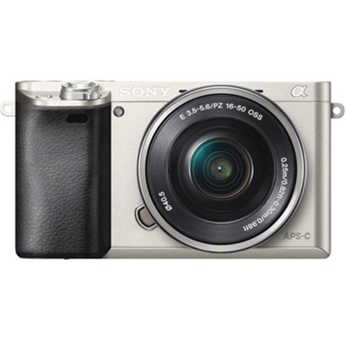 Sony A6000 Digital Camera with 16-50mm Power Zoom Lens - Silver