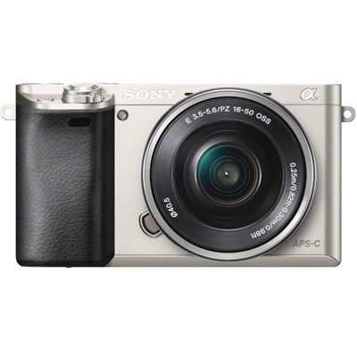 Sony A6000 Digital Camera with 16-50mm Power Zoom Lens - Silver
