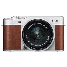 Fujifilm X-A5 Digital Camera with XC 15-45mm Lens - Brown Fujifilm X-A5 Digital Camera with XC 15-45mm Lens - Brown