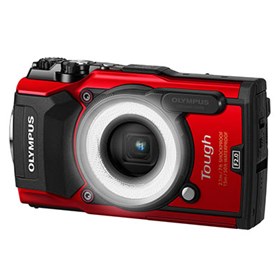 Olympus Stylus Tough TG-5 Digital Camera - Red with LG-1 LED Light Guide Olympus Stylus Tough TG-5 Digital Camera - Red with LG-1 LED Light Guide