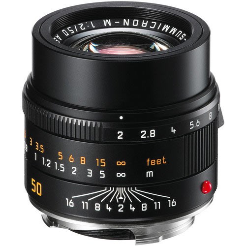 Leica 50mm f2 APO-Summicron-M Asph Lens- Black