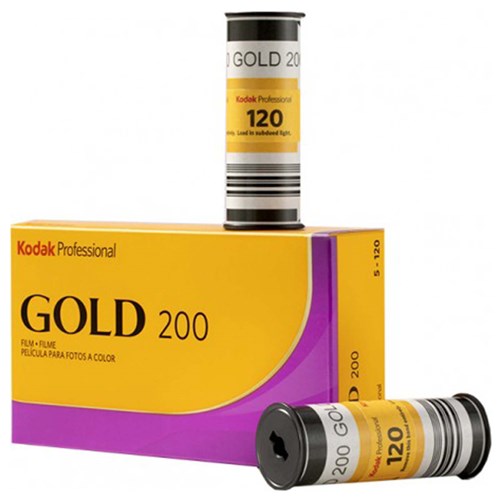 Kodak Professional GOLD 200 120 Film (5 Pack)