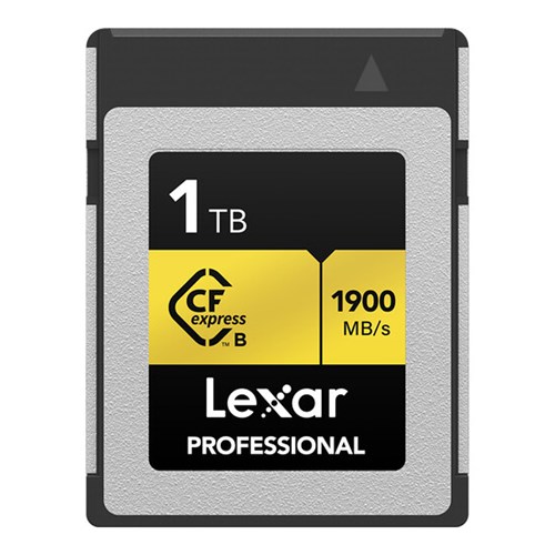 Lexar 1TB Professional (1900MB/Sec) Type B CFexpress Gold Series Memory Card