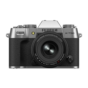 Fujifilm X-T50 Digital Camera Body with XF 16-50mm f2.8-4.8 R LM WR Lens - Silver