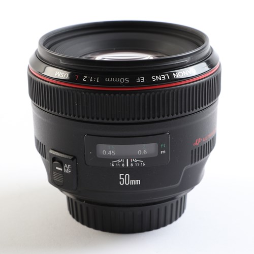 USED Canon EF 50mm f1.2L USM Lens